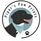 Logo of Piper's Paw Prints with a black dog and paw print on a white background
